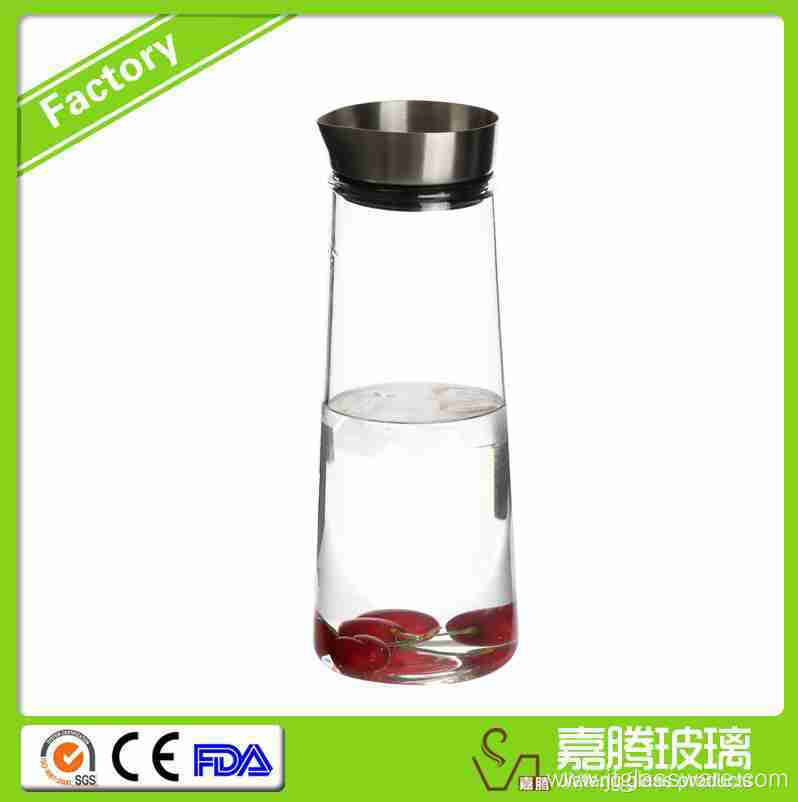 1500ml Glass Coffee/Any Baverages Pitcher with S.S.Lid