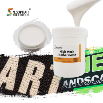 Best Price Soft Screen Printing High Mesh Rubber Paste for Garment