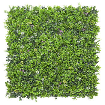 Linwoo 20x20 Inch Tropical Jungle Artificial Grass Wall Greenery Backdrop