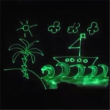 Divertido tablero de dibujo fluorescente tamaño A5