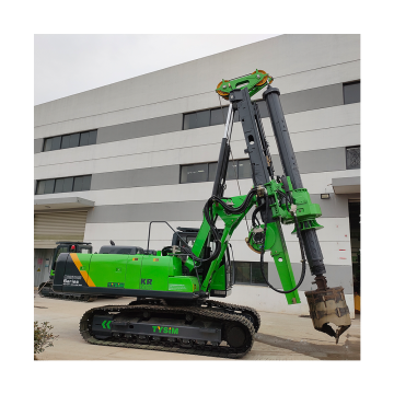 High Efficiency Underground Hydraulic Rotary Drill Rig for Low Headroom Piling