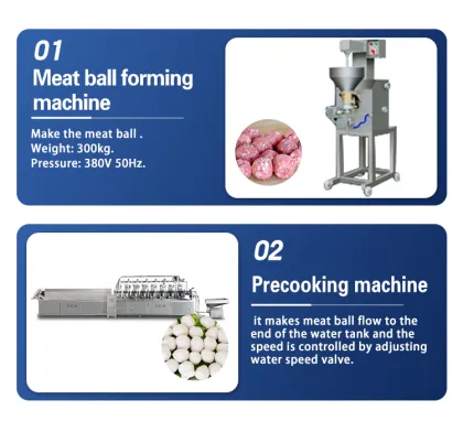 Commercial Restaurant Meatball Machine - Stuffed Meatball Encrusting Machine