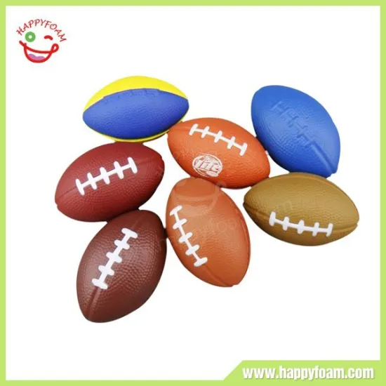 Pu foam rugby squeeze toy