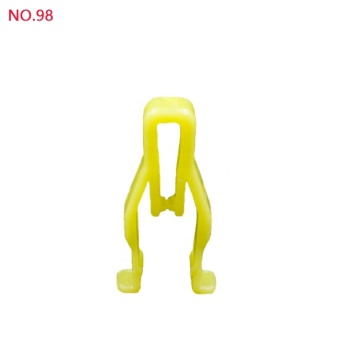 Auto Instrument U-type Clips for Dashboard - Yellow Plastic Clip S-98