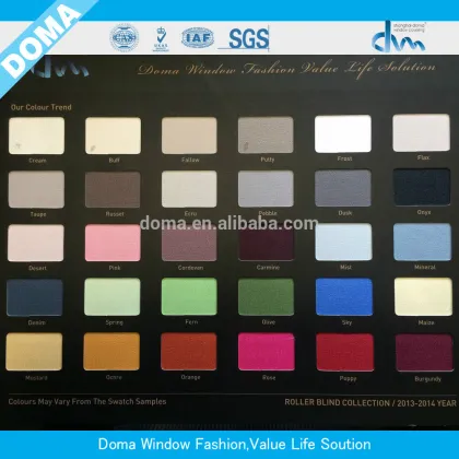 Ready made roller shade blinds