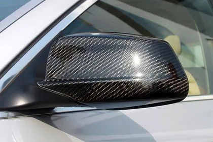 Glossy and Matte Carbon Fiber Mirror Cover