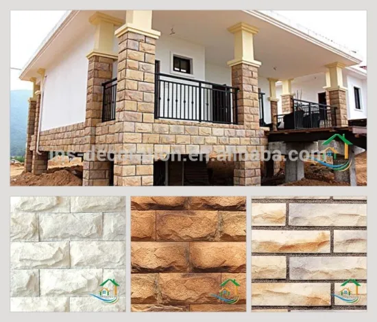 Outdoor decorative facing stone