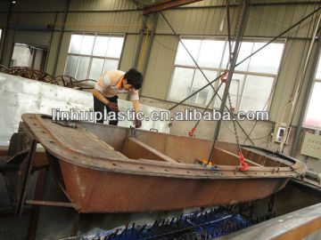 Rotomoulding plastic fishing boat
