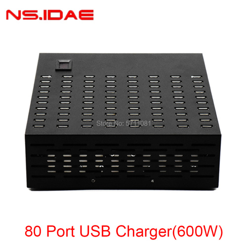 80 Ports Wall USB Charging Station 600W