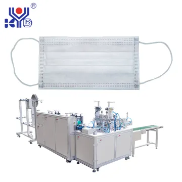 Automatic Nonwoven Medical 1+1 Flat Face Mask Machine