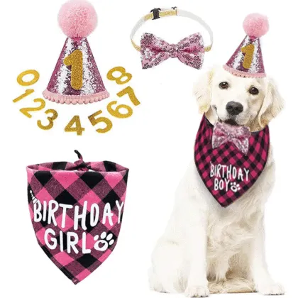 PiCiPaw Pet Birthday Party Supplies: Decorations for Dogs and Cats