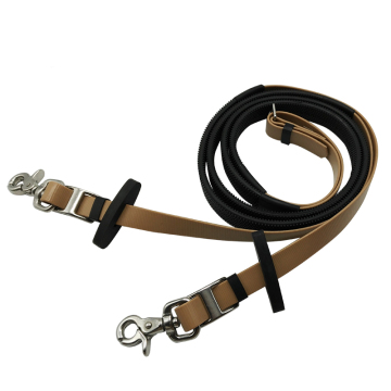 Adjustable Strong Shining Horse Rein with TPU Coated Nylon Webbing and PVC Material for Western Saddle and Bridle
