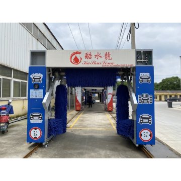 Automatic car washing equipment different views