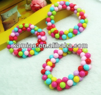 2014 wholesale children jewelry friendship kids bead bracelets