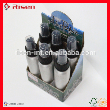 elegant corrugated display box for eye shadow