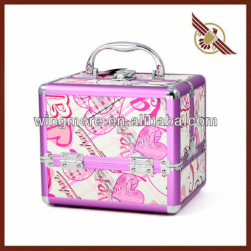 Aluminum Cosmetic storage box,makeup box caseWM-307