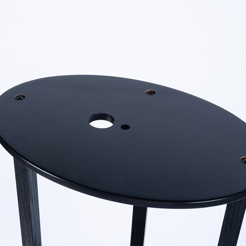 Black Wood Floor Lamp