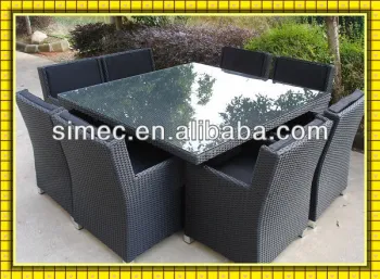 SGS tested HDPE rattan wicker outdoor furniture SCTC-005