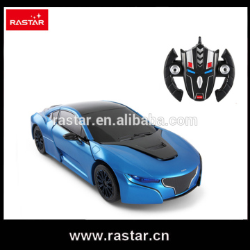 Rastar wholesale kids toys electric toy robot change rc car