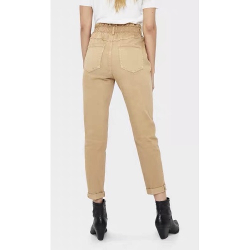 Slim And Slender High Waist Women Long Pants