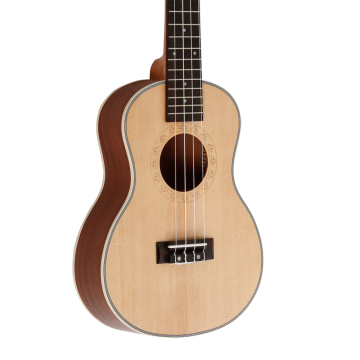 26 inch tenor ukulele solid spruce top wooden ukulele