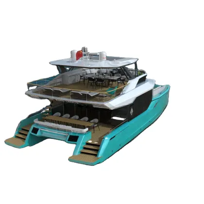 55ft Luxury Catamaran Family Yacht for Sale - Fiberglass Yacht