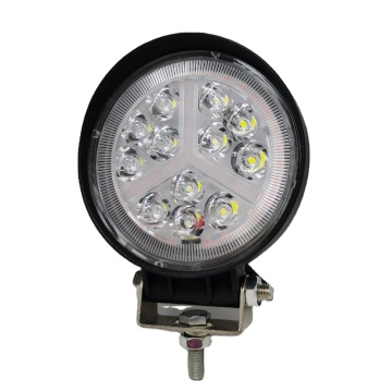 ラウンド36W LEDトラック用の作業ライト：DRLアンバー、青、赤、白色オプション-45mm