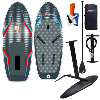 Wholesale Grey Sea Inflatable Stand Up Paddleboard with Foil