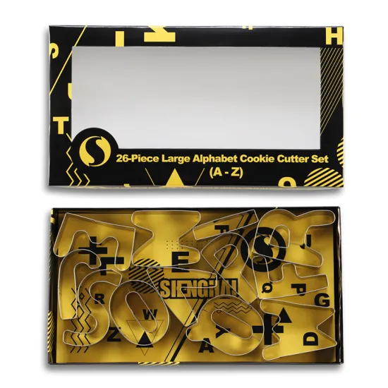 26pcs Stainless Steel arabic alphabet Cookie Cutter Set