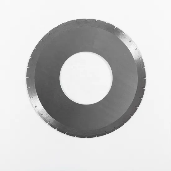 Custom High Efficiency Stainless Steel Toothed Circular Cutting Knife for Food Processing