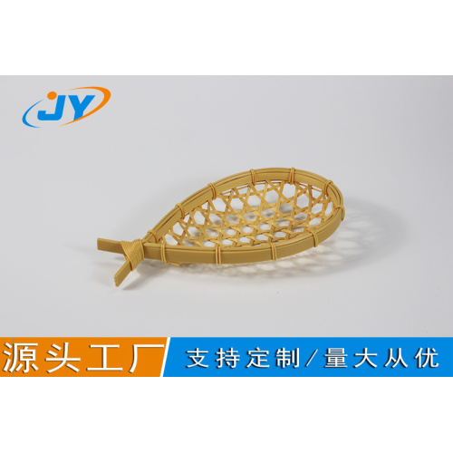 Natural eco-friendly decorative bamboo fruit basket