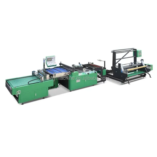 High Speed Heat Cutting and Sealing Plastic Bag Making Machine