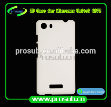 3d sublimation diy blank cell phone case cover skin for SFP- Micromax Unite 3 /Q372