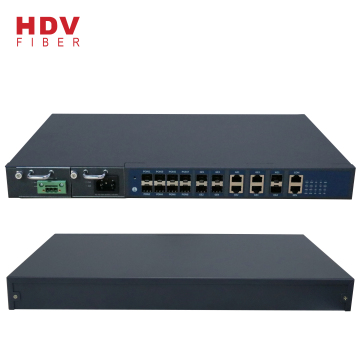 HDV Factory Sale: 8PON Ports Dual Power Supply GPON OLT