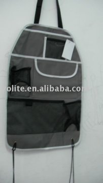Car seat back-bag organizer