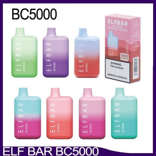 Bar elfe de vape jetable en gros BC5000 Puffs