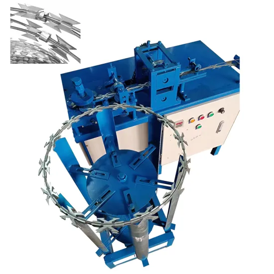 Stainless Steel Razor Wire SS Concertina Barbed Wire Making Machine