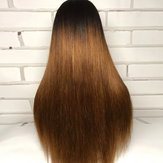100% black root honey blonde water wave preplucked virgin human hair hd lace frontal wig ombre