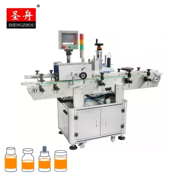 Automatic Round Bottle Sticker Labeling Machine for Glass Jars, Cans, and Wine Bottles