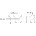 310v 750w borstlös DC-motor