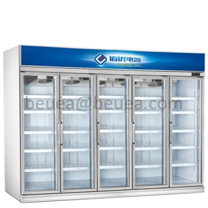 Pepsi Embraco Compressor Glass Door Fridge Freezer