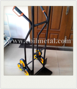 Yellow and black Climbing hand truck/hand trolley 6 wheel