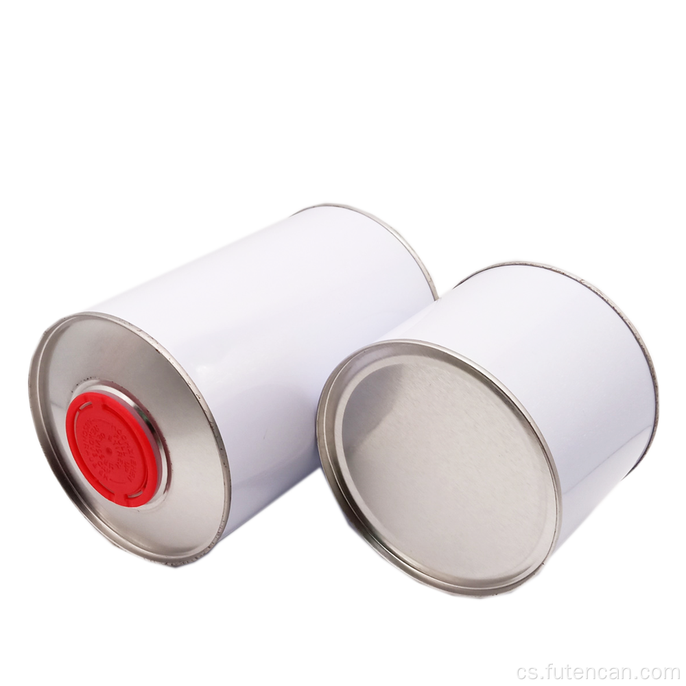 Kulatá plechovka na motorový olej na zakázku 1l