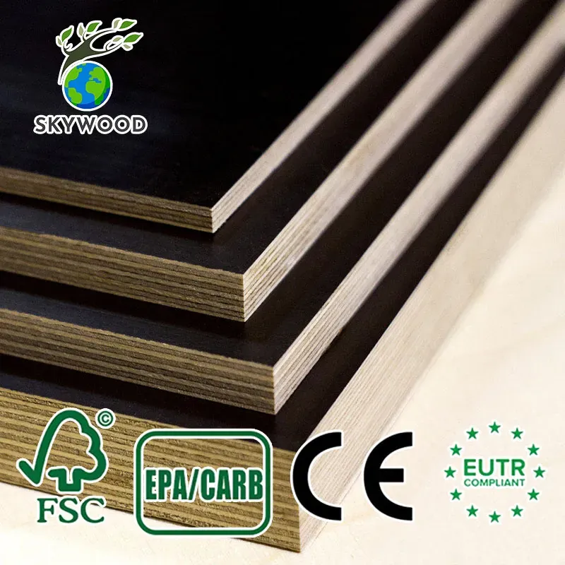 Waterproof Glossy Laminated Plywood Options
