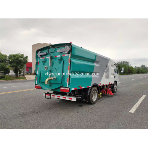Camión de saneamiento municipal de 130hp en carretera de limpieza de carreteras
