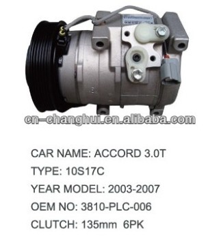 A/C Compressor For HONDA ACCORD 3.0T 3810-PLC-006