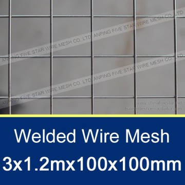 3x1.2mx100x100mm Flat Reinforcement Steel Mesh Panel