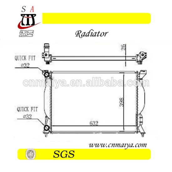 8E0.121.251A auto parts for radiator car, DPI:2557