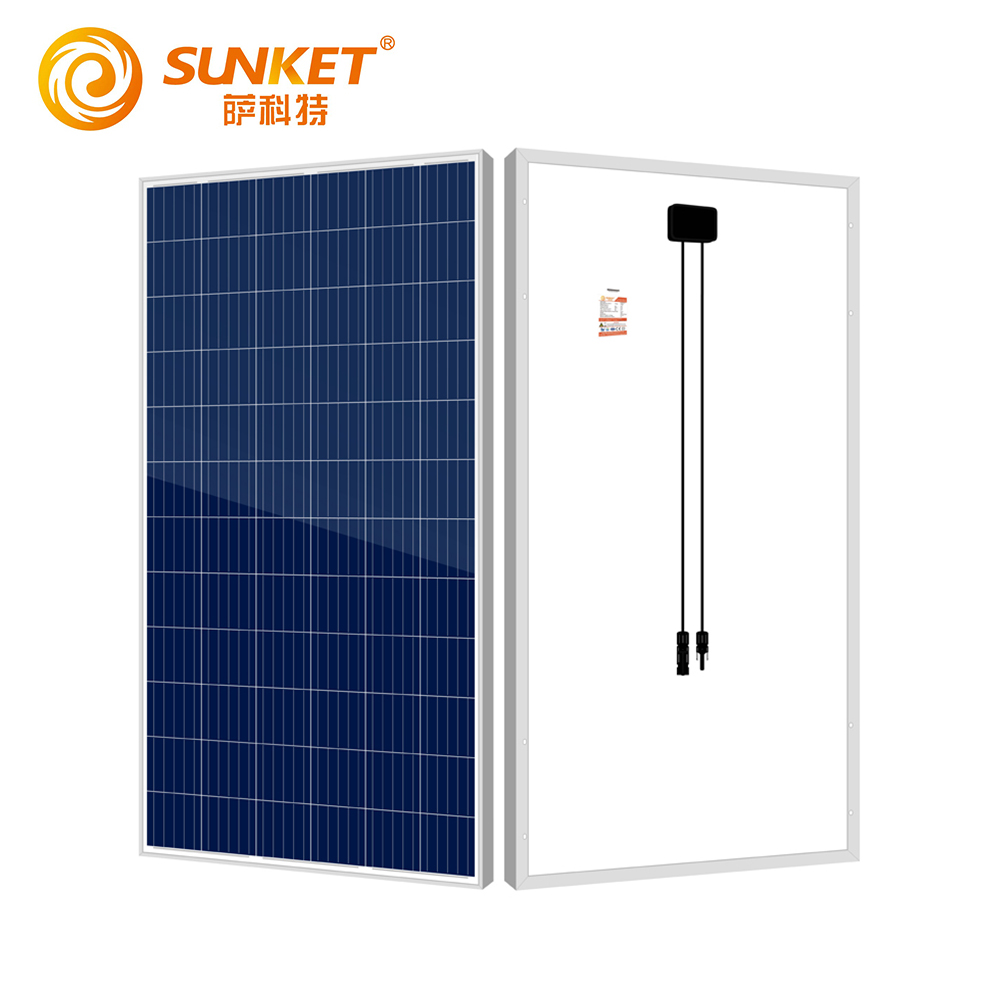 300W Poly Solar Panel compared with Suntech