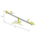 Swivel 360 Degrees Rotation Backyard Outdoor Seesaw